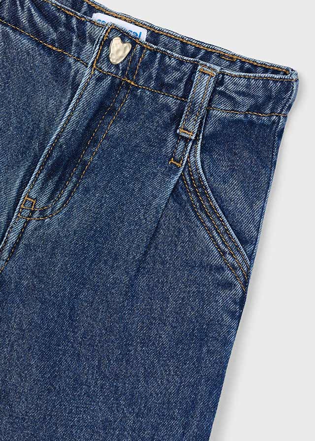 JEANS MODELLO CULOTTE LAVAGGIO MEDIO SCURO