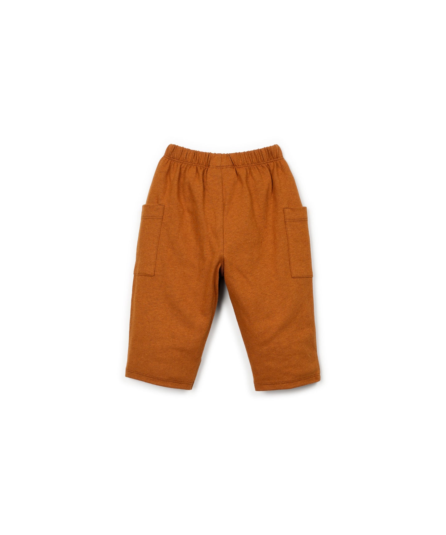 PANTALONE LUNGO TUTA COLOR MATTONE