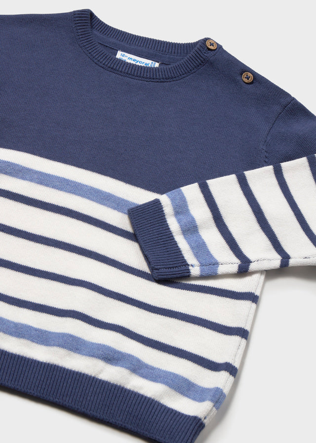 MAGLIONCINO RIGHE BLU NAVY