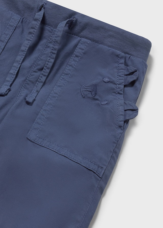 PANTALONE BLU TAGLIO JOGGER