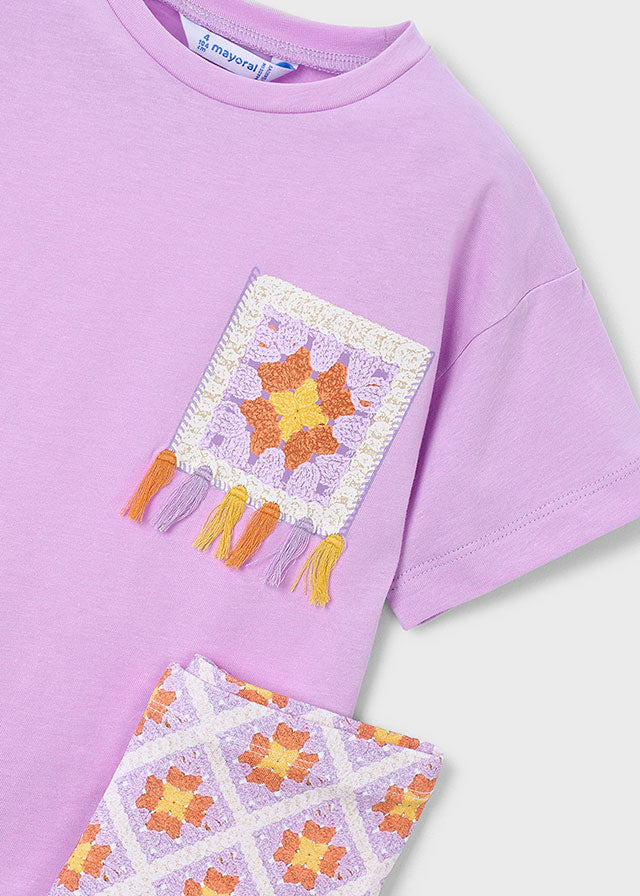 COMPLETO MAGLIA+LEGGINGS VIOLA