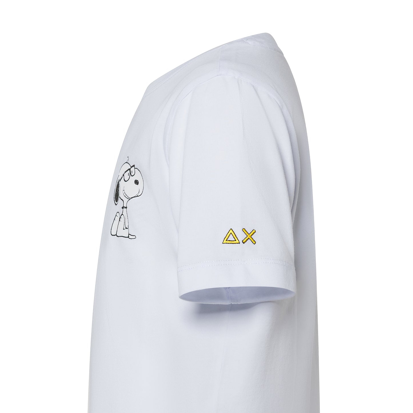 T-SHIRT MANICA CORTA CAPSULE SNOOPY PER SUN 68 BIANCA