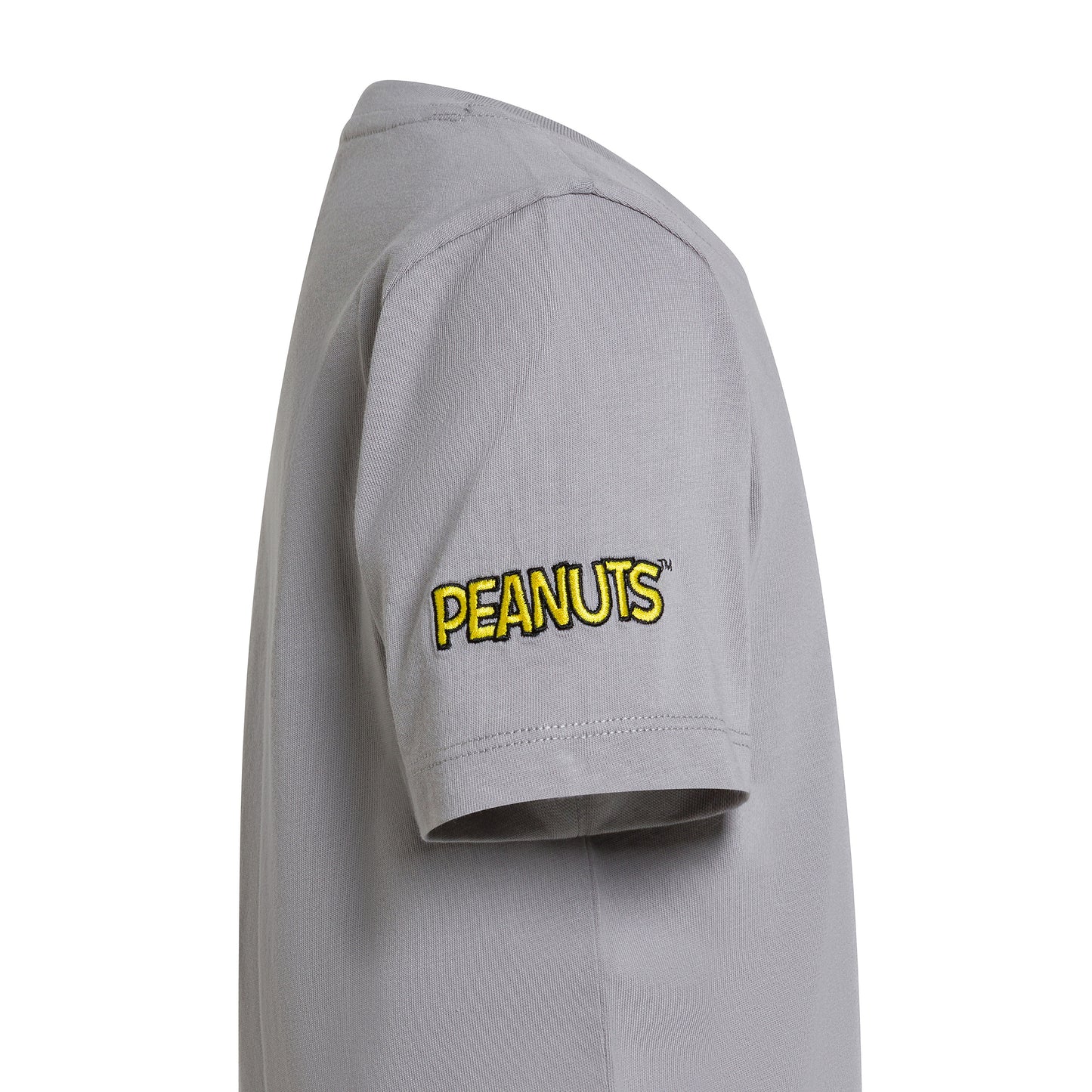 T-SHIRT MANICA CORTA TEMA SNOOPY COLOR GRIGIO