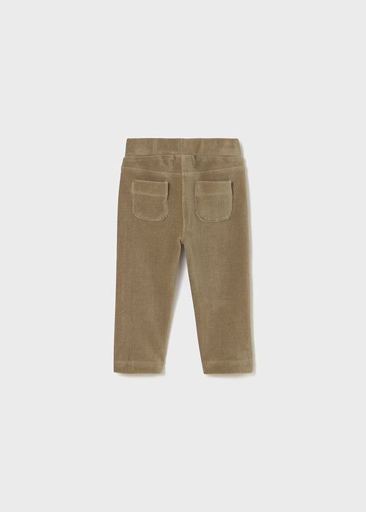 LEGGINGS MARRONI A COSTINE