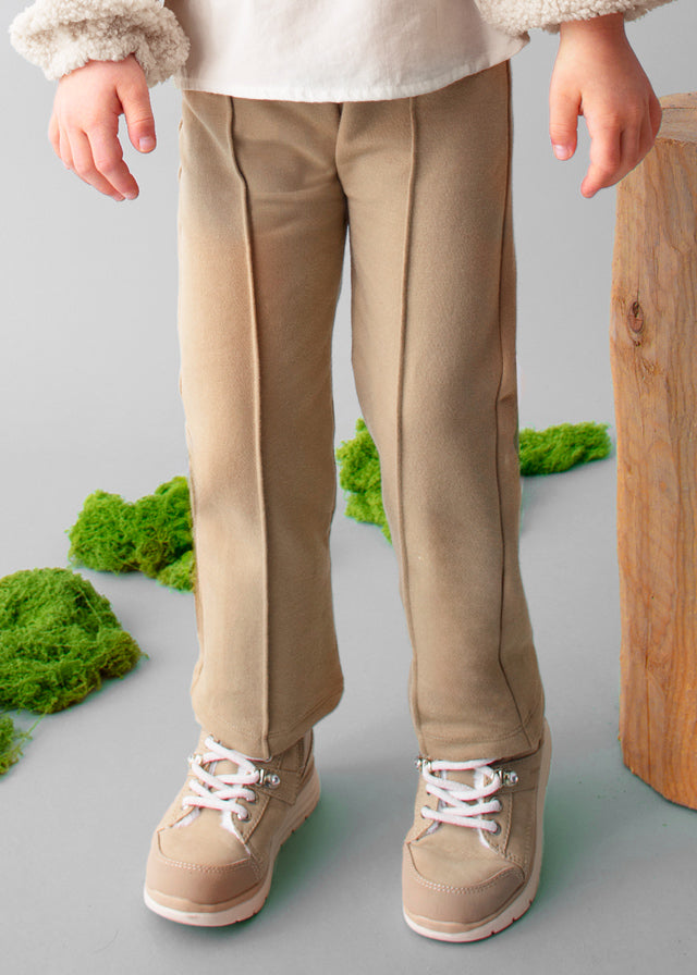 LEGGINGS FELPA LEGGERMENTE FLARE COLOR CAMMELLO