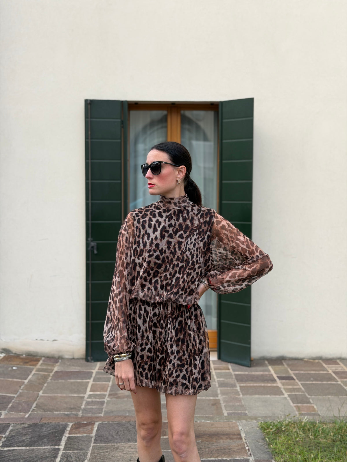 Abito Wild jungle corto