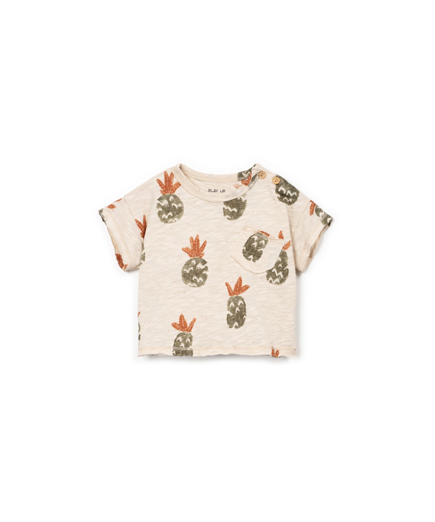 T-SHIRT CON STAMPA ANANAS