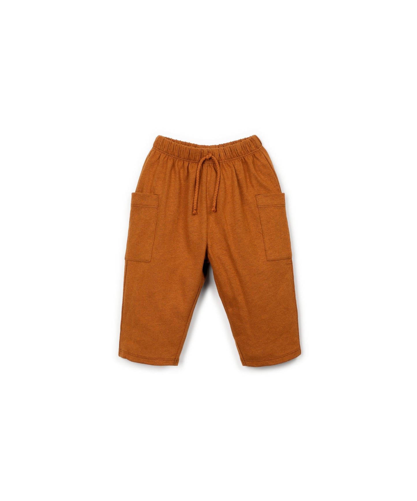 PANTALONE LUNGO TUTA COLOR MATTONE