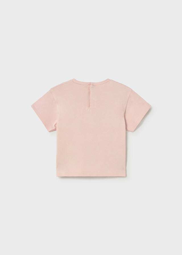 T-SHIRT MANICHE CORTE STAMPA CILIEGIA