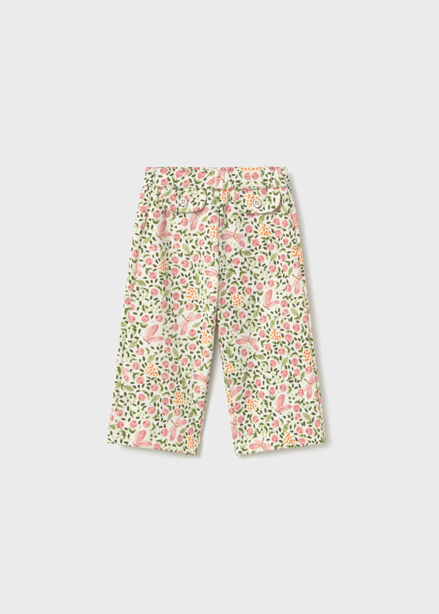 PANTALONI A CULOTTE CON FANTASIA PRIMAVERA