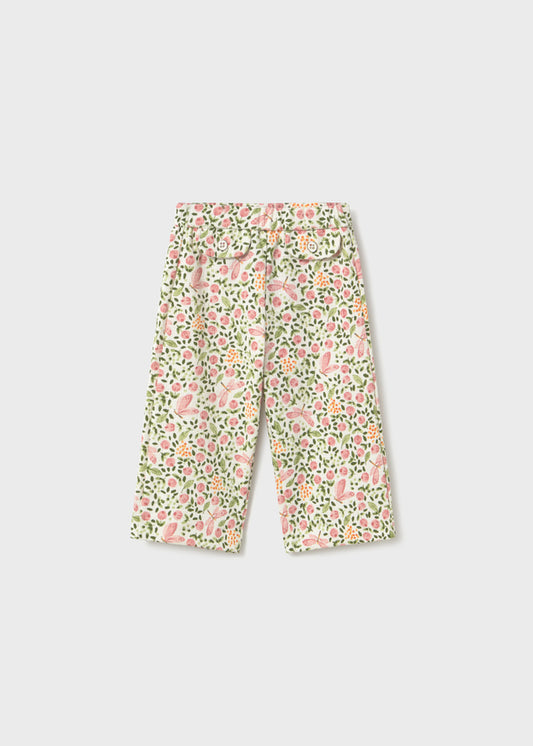 PANTALONI A CULOTTE CON FANTASIA PRIMAVERA