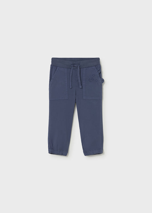 PANTALONE BLU TAGLIO JOGGER