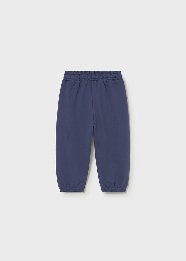 PANTALONE TUTA IN COTONE GARZATO CON STAMPA IPPOPOTAMO