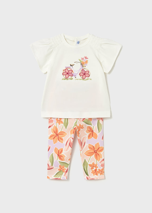 COMPLETO MAGLIA E LEGGINGS FLOREALE