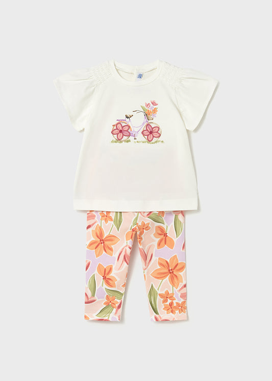 COMPLETO MAGLIA E LEGGINGS FLOREALE