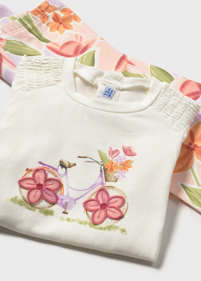COMPLETO MAGLIA E LEGGINGS FLOREALE