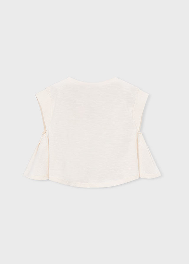 T-SHIRT BIANCA STAMPA COWBOY