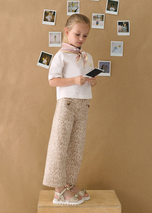 PANTALONE CULOTTE EFFETTO PITONATO