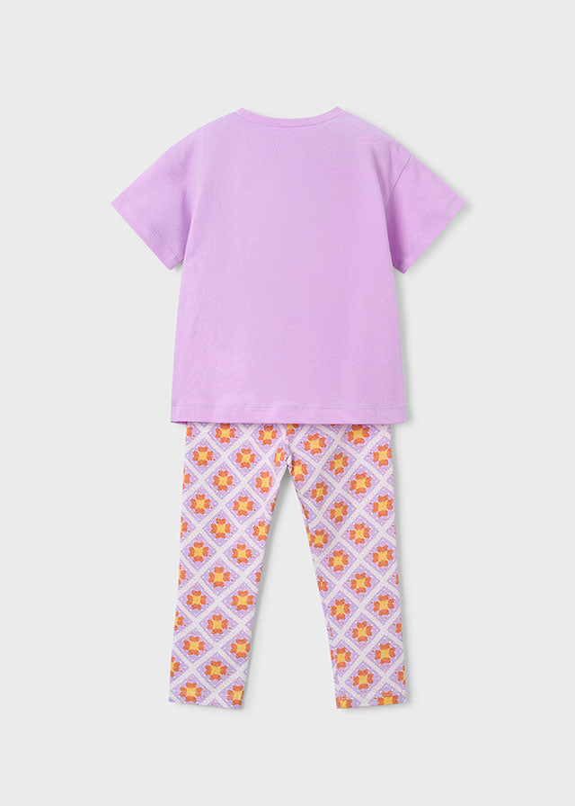COMPLETO MAGLIA+LEGGINGS VIOLA