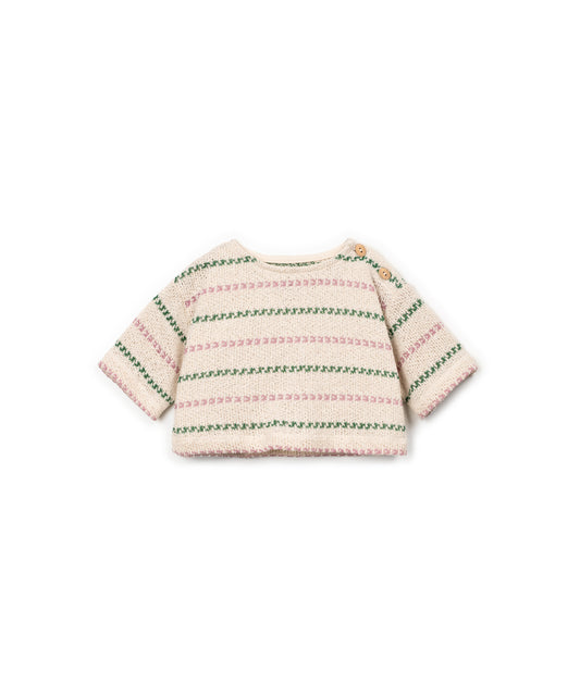 TOP CROPPED STAMPA ETNICA