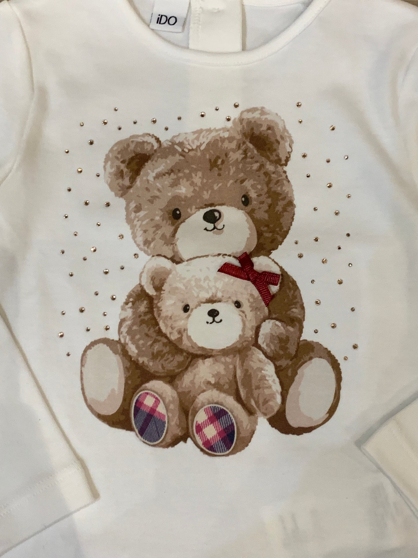 T-SHIRT MANICA LUNGA STAMPA ORSETTO