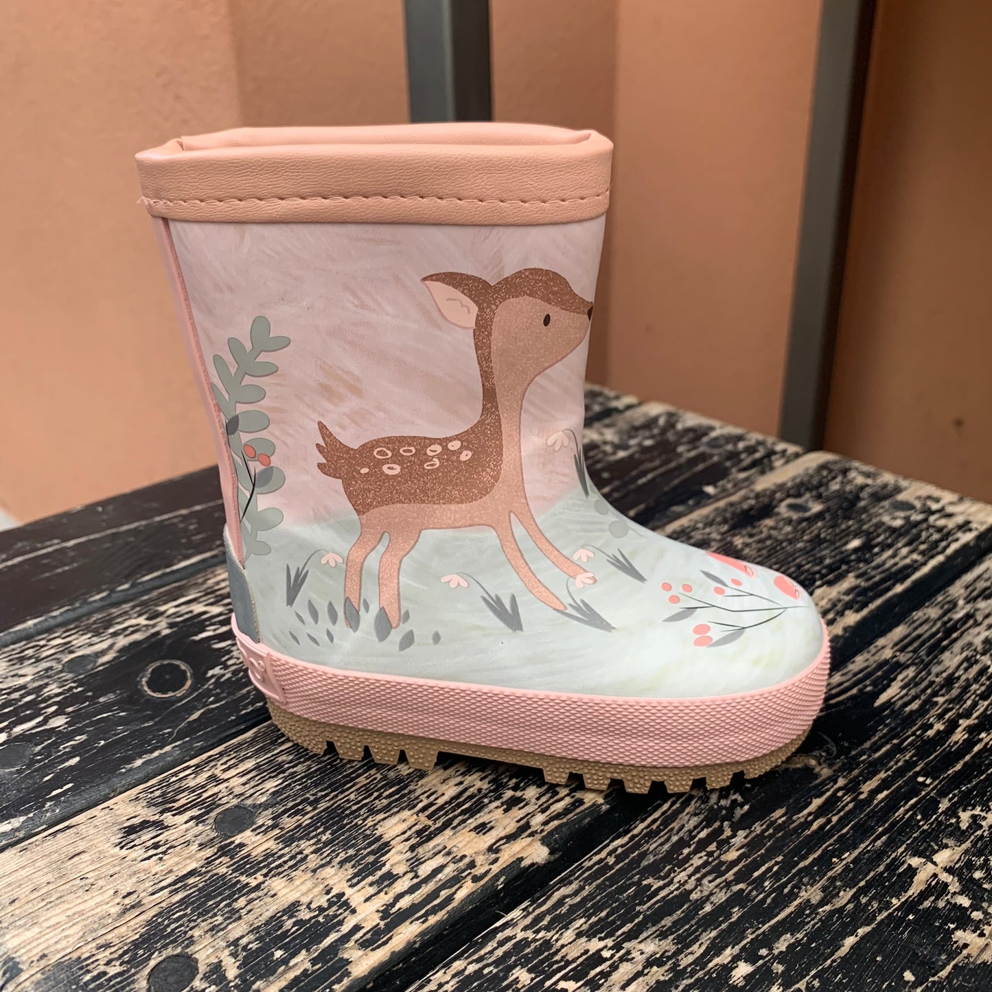 STIVALE CON PIOGGIA TEMA CERBIATTO TONALITà CIPRIA