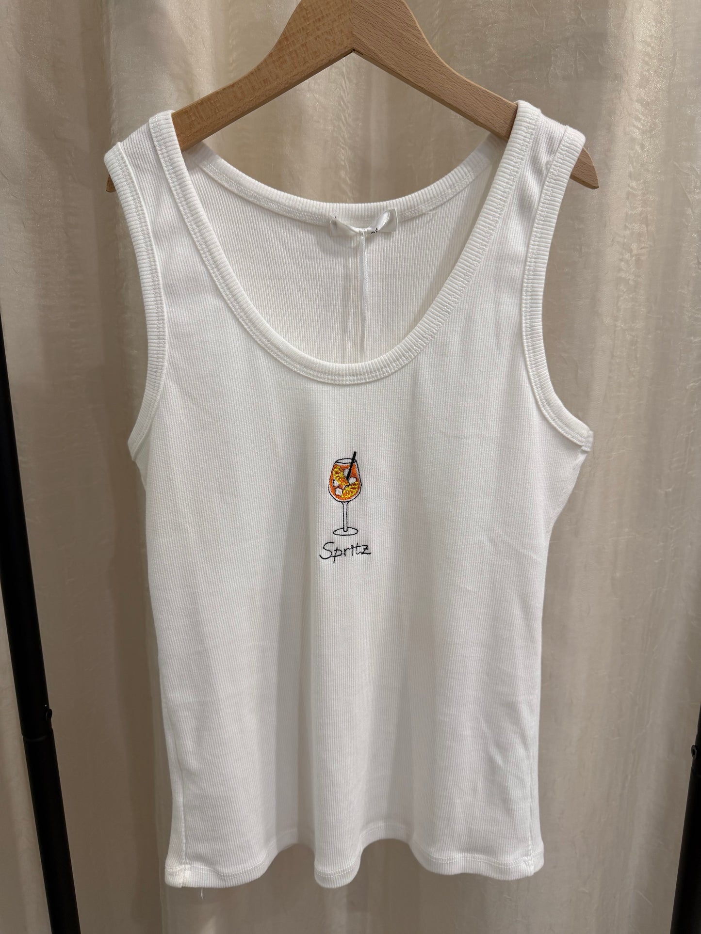 Canotta a costine logo spritz