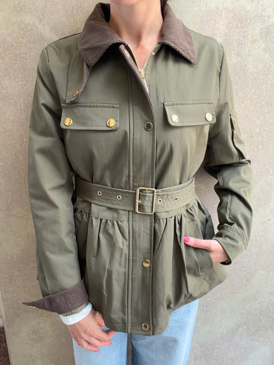 Giaccone Boston verde militare