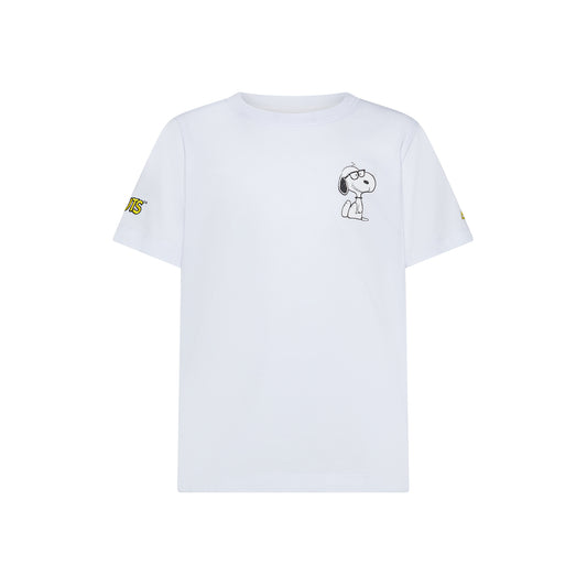 T-SHIRT MANICA CORTA CAPSULE SNOOPY PER SUN 68 BIANCA