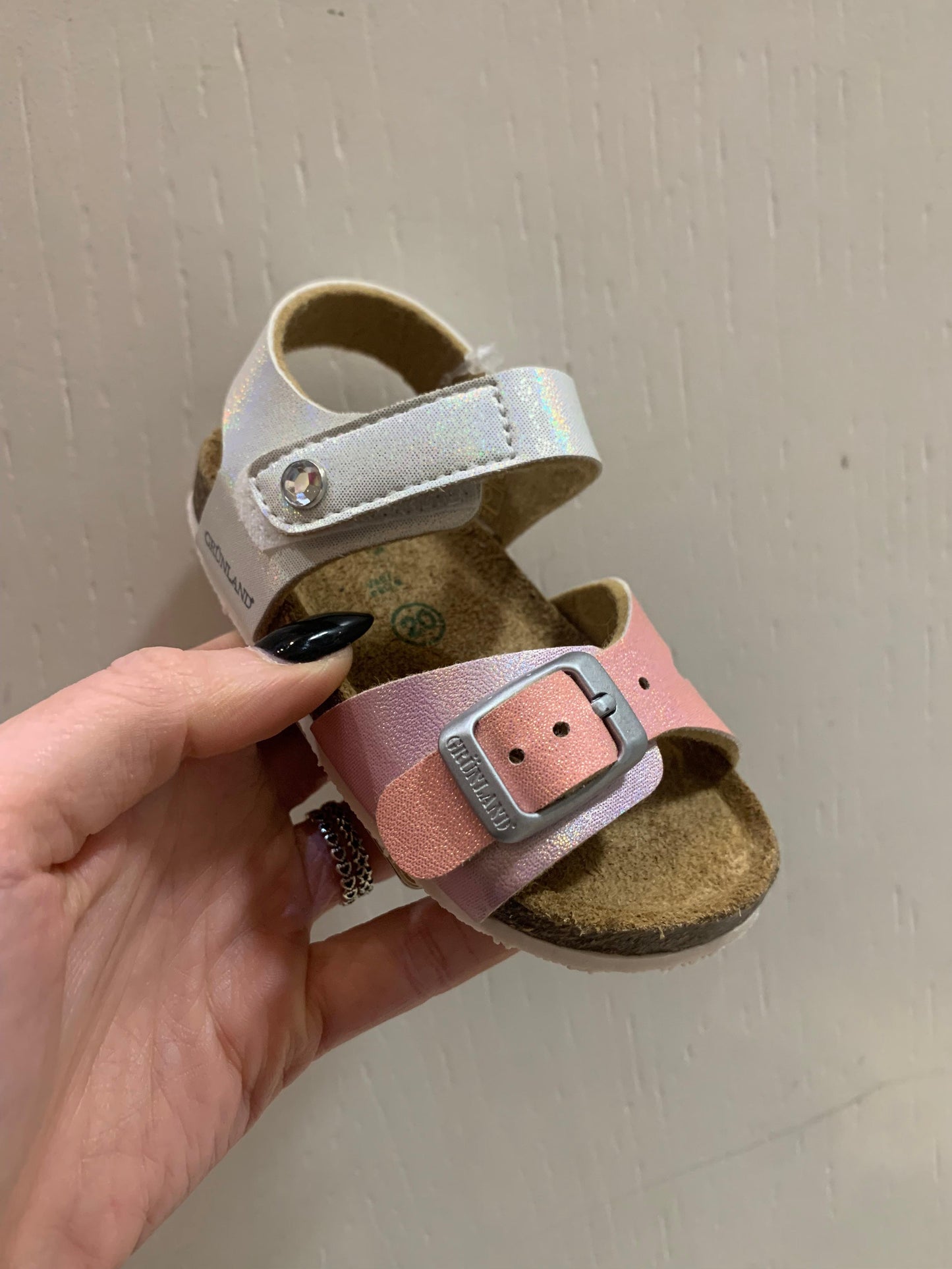 SANDALI BIMBA 3 COLORI ROSA AZZURRO ORO